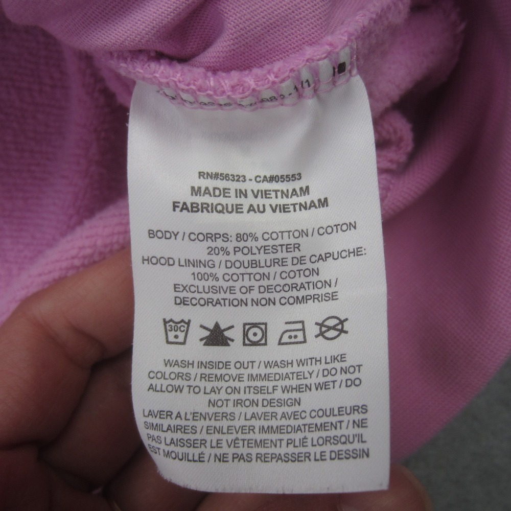 Nike Hoodie Womens‎ Medium Pink Funnel Neck Hoodie Swoosh Oversized Sweatshirt - Picture 12 of 14